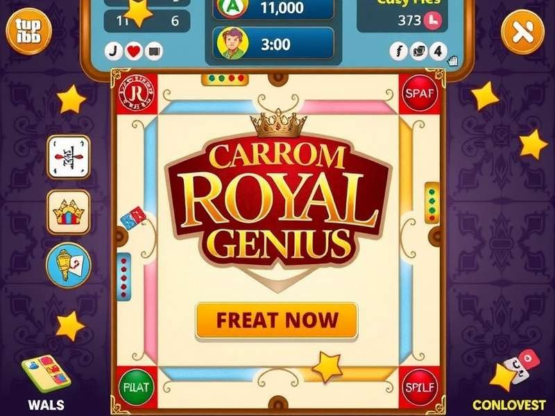Carrom Royal Genius Game Screenshot
